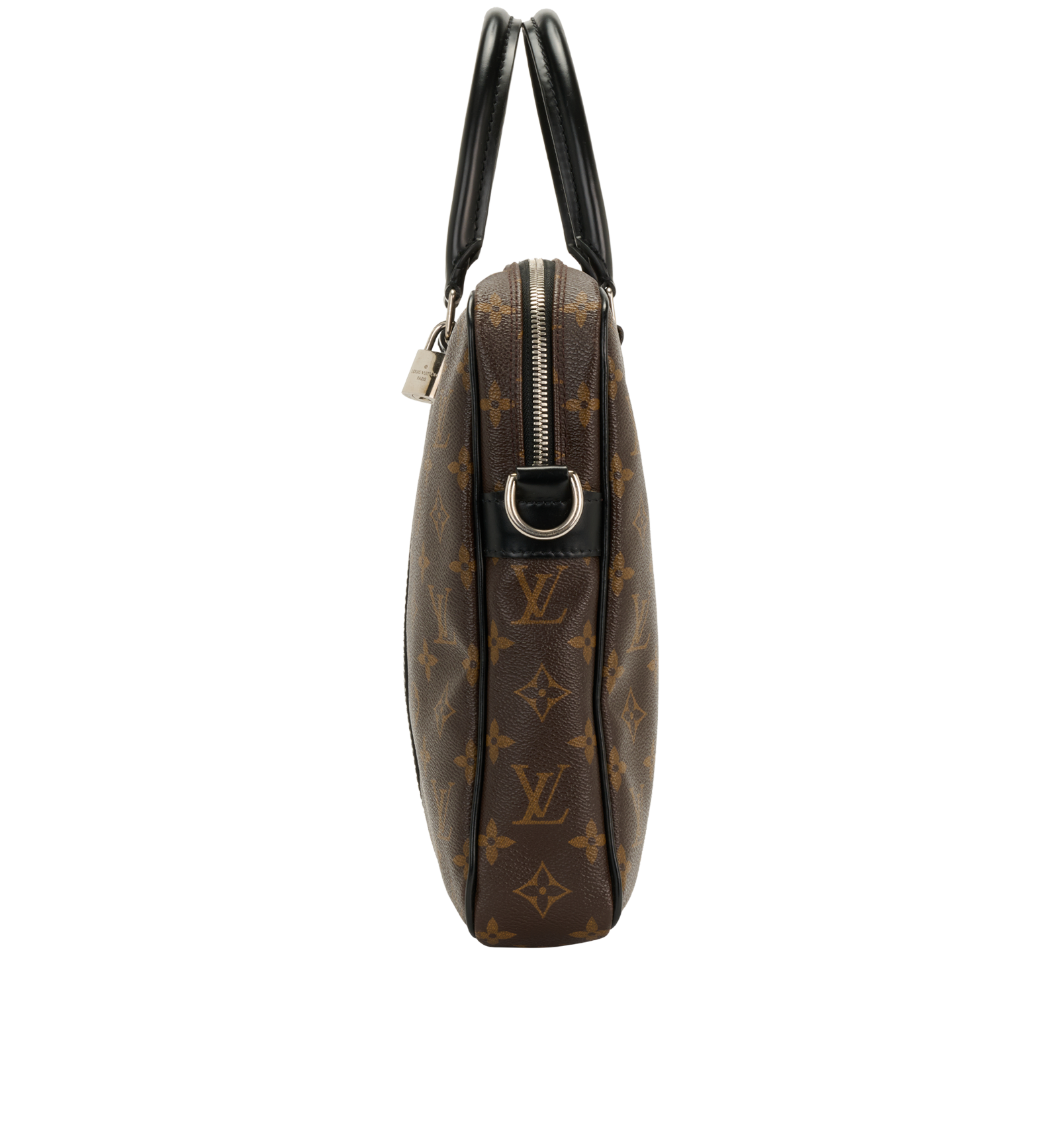 Porte Documents Voyage, &pound;750, Handbags, Brown, Canvas, Bottom view